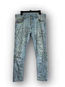 gucci scribble jeans replica|Gucci .